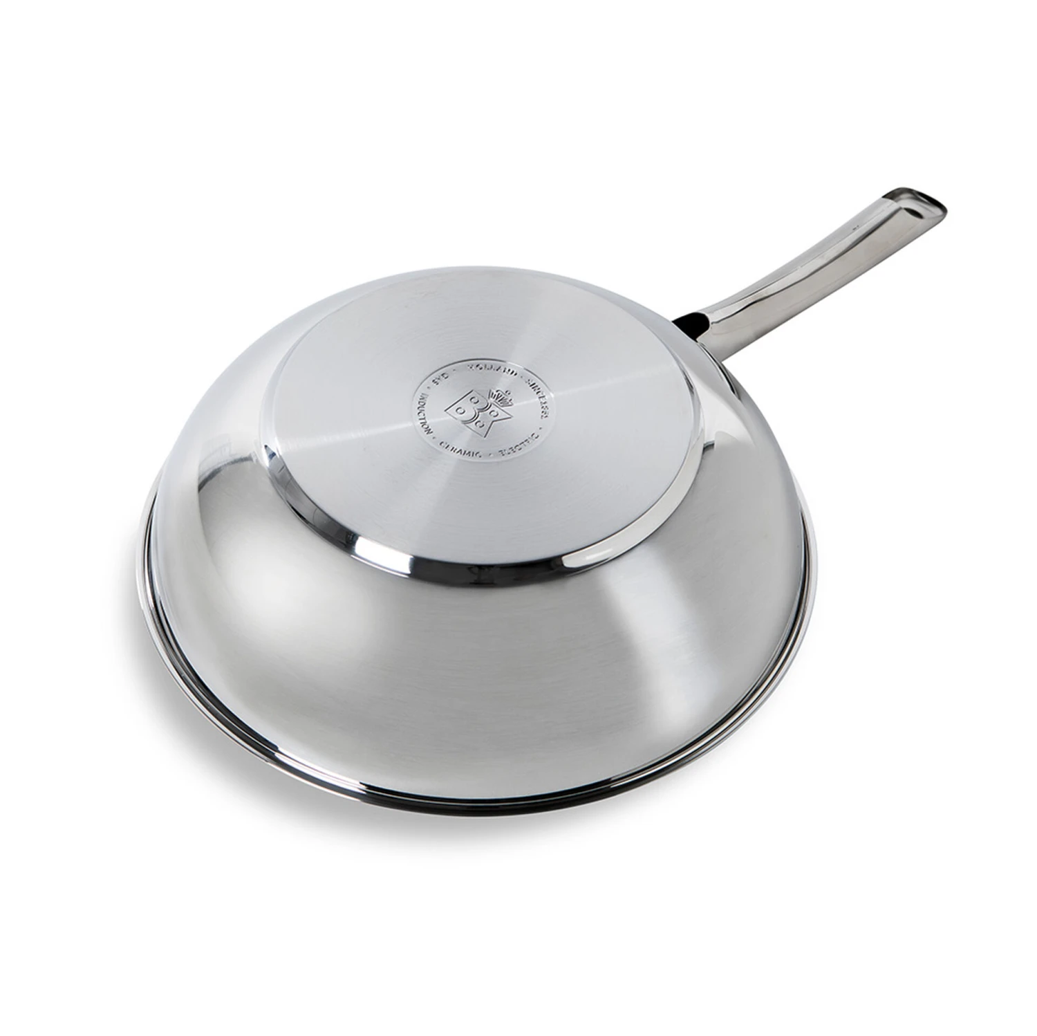 BK Wokpan Bright RVS - ø 28 Cm - Zonder Anti-aanbaklaag 4 BK Wokpan Bright RVS - ø 28 Cm - Zonder Anti-aanbaklaag - Afbeelding 2