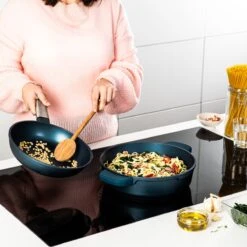 Westinghouse Pannenset Performance - Blauw - 8 Pannen - Complete Pannenset - Inductie En Alle Andere Warmtebronnen -Huis Keuken 1200x1200 106