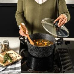 Westinghouse Kookpannenset Black Marble - ø 24 En 28 Cm - Inductie En Alle Andere Warmtebronnen -Huis Keuken 1200x1200 63