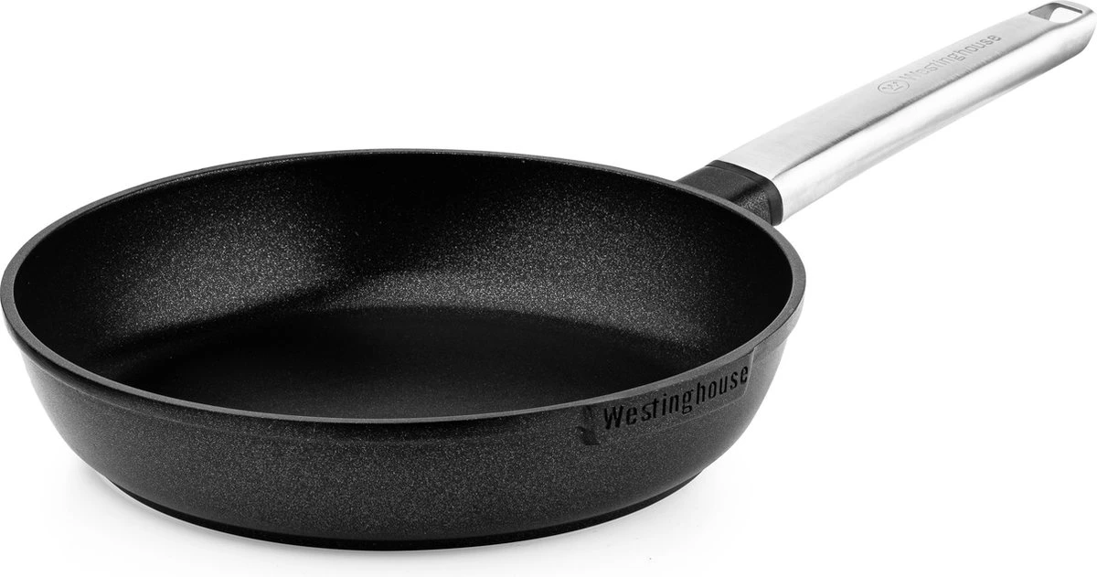 Westinghouse Pannenset Performance (Koekenpan ø 24 En 28 Cm + Steelpan ø 18 Cm) - Zwart - Inductie En Alle Andere Warmtebronnen 7 Westinghouse Pannenset Performance (Koekenpan ø 24 En 28 Cm + Steelpan ø 18 Cm) - Zwart - Inductie En Alle Andere Warmtebronnen - Afbeelding 5