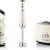 Westinghouse Retro Waterkoker + Broodrooster 2 Sleuven + Staafmixer - Wit -Huis Keuken 1200x706