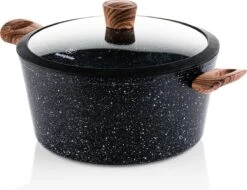 Westinghouse Pannenset Marble Wood (Braadpan + Hapjespan) ø 28 Cm - Inductie En Alle Andere Warmtebronnen -Huis Keuken 1200x922 2