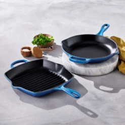 Le Creuset Grillpan Signature - Azure - 26 X 26 Cm - Geëmailleerde Anti-aanbaklaag -Huis Keuken 20183262200422 alt5