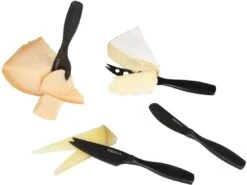 Boska Kaasmessenset Mini Monaco+ Zwart -Huis Keuken 307088 BOSKACheeseKnifeSetMiniMonaco Black 3