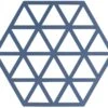 Zone Denmark Pannenonderzetter Triangles - Denim - 16 X 14 Cm -Huis Keuken 330343 high