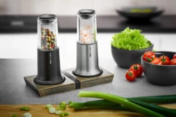 Gefu Peper- En Zoutset Houder X-Plosion Medium -Huis Keuken 34643 gefu muehlenuntersetzer x plosion m 002