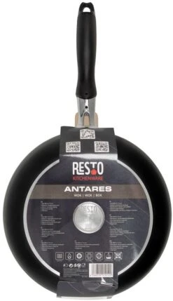 Resto Kitchenware Wokpan Antares - ø 24 Cm - Standaard Anti-aanbaklaag -Huis Keuken 4260709010120 4