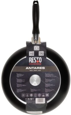 Resto Kitchenware Wokpan Antares - ø 28 Cm - Standaard Anti-aanbaklaag -Huis Keuken 4260709010137 1