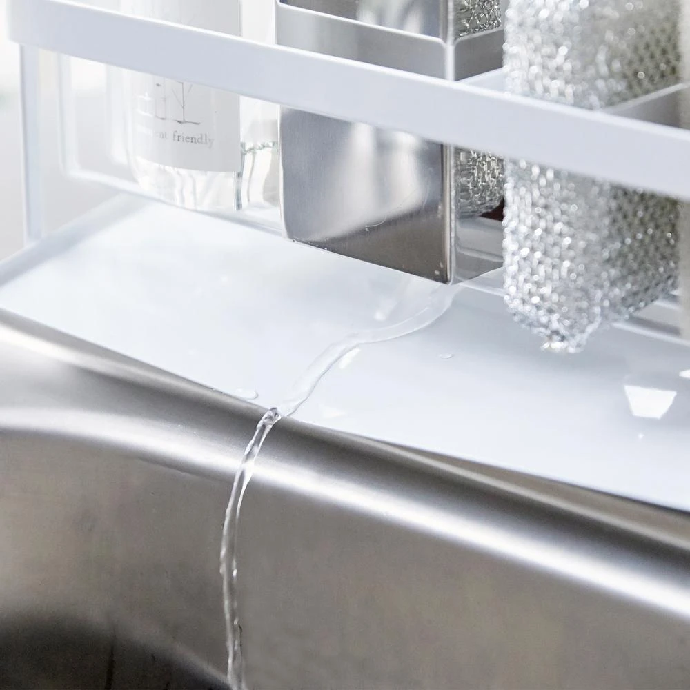 Yamazaki Gootsteenorganiser Tower Wit 7 Yamazaki Gootsteenorganiser Tower Wit - Afbeelding 5