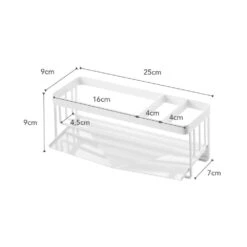 Yamazaki Gootsteenorganiser Tower Wit 13 Yamazaki Gootsteenorganiser Tower Wit -Huis Keuken 5016 dims eu 1000x