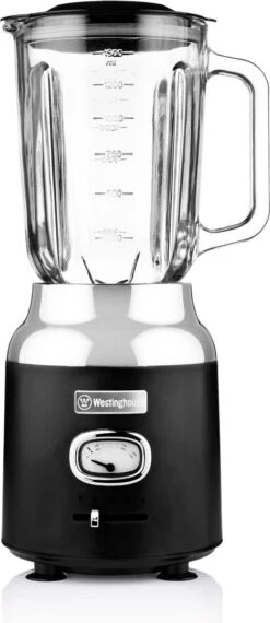 Westinghouse Retro Waterkoker + Broodrooster 4 Sleuven + Blender - Zwart -Huis Keuken 520x1200 3
