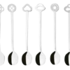Sambonet Koffielepels Party Items Zilver 6 Stuks -Huis Keuken 52550C57