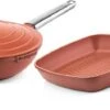 Westinghouse Pannenset Performance (Wokpan + Grillpan) ø 28 Cm - Rood - Inductie En Alle Andere Warmtebronnen -Huis Keuken 550x238