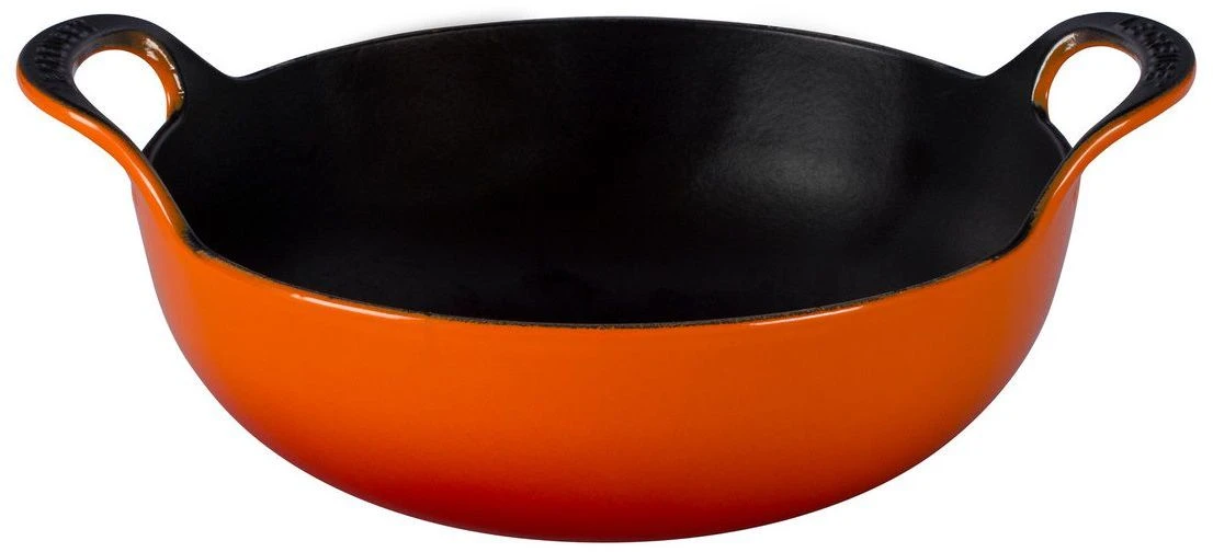 Le Creuset Wokpan / Balti Dish - Oranjerood - ø 24 Cm / 2.7 Liter - Geëmailleerde Anti-aanbaklaag 3 Le Creuset Wokpan / Balti Dish - Oranjerood - ø 24 Cm / 2.7 Liter - Geëmailleerde Anti-aanbaklaag