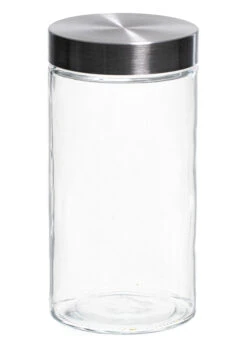 Sareva Voorraadpot - Glas / RVS Deksel - ø 11.5 Cm / 1.7 Liter -Huis Keuken 7061111122299 2