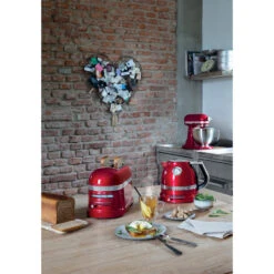 KitchenAid Waterkoker Artisan - Temperatuurregeling - Appelrood - 1.5 Liter - 5KEK1522ECA -Huis Keuken 8597800012305B15D 1