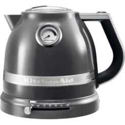 KitchenAid Waterkoker Artisan - Temperatuurregeling - Tingrijs - 1.5 Liter - 5KEK1522EMS -Huis Keuken 8597800014005B15D