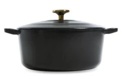 BK Braadpan Bourgogne - Pitch Black - ø 24 Cm / 4.2 Liter -Huis Keuken 8718311313673 1 1 1