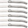 Sareva Steakmessenset Laguiole - RVS - 6 Stuks -Huis Keuken 8720364453411