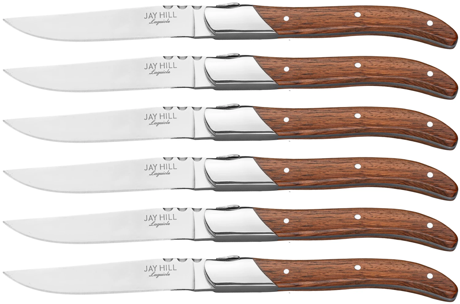 Jay Hill Steakmessen Laguiole - Rozenhout - 6 Stuks 8 Jay Hill Steakmessen Laguiole - Rozenhout - 6 Stuks - Afbeelding 6