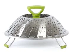 Sareva Stoommandje - RVS - Verstelbaar Van ø 17 - 27 Cm -Huis Keuken 8720364454647