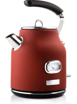 Westinghouse Retro Waterkoker + Broodrooster 2 Sleuven + Staafmixer - Rood -Huis Keuken 885x1200 5