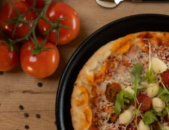 Jay Hill Pizzaborden Speckle Black - ø 32 Cm - 4 Stuks -Huis Keuken AR7A5898