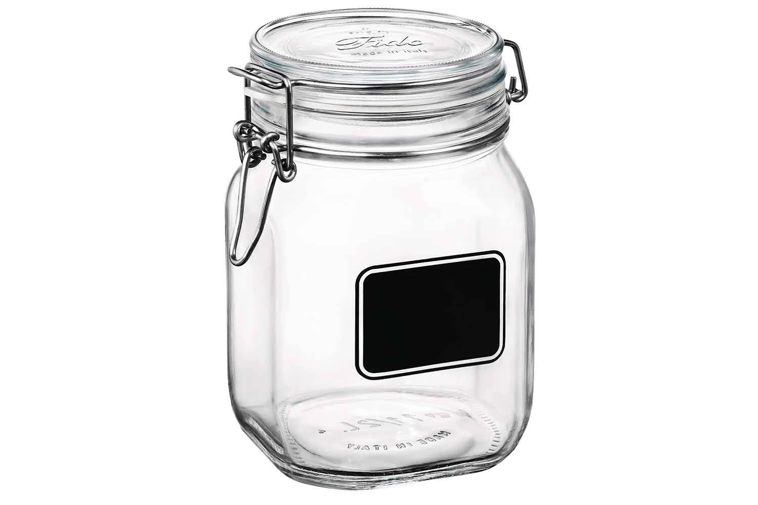Bormioli Rocco Weckpot Krijt Fido 11 X 11 Cm / 1 Liter 3 Bormioli Rocco Weckpot Krijt Fido 11 X 11 Cm / 1 Liter
