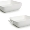BonBistro Ovenschaal Yong Squito - 19 X 19 X 6 Cm / 1.4 Liter - Wit - 2 Stuks -Huis Keuken CL productafbeeldingen 2024 06 04T114356.622