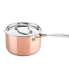 DUCQ Steelpan Met Deksel - Koper - ø 16 Cm / 1.5 Liter -Huis Keuken DU101116 2