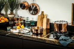 DUCQ Steelpan Met Deksel - Koper - ø 16 Cm / 1.5 Liter -Huis Keuken DUCQ 037