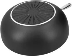 Demeyere Wokpan Alu Plus 3 - Ceraforce - ø 28 Cm - Keramische Anti-aanbaklaag -Huis Keuken Demeyere Wokpan Alu Plus 3 750057282