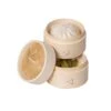 Sareva Stoommandje Bamboe 2-laags - ø 10 Cm -Huis Keuken Item 5 3 1