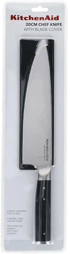 KitchenAid Koksmes Gourmet 20 Cm + Gratis Mesbeschermer -Huis Keuken KitchenAid Koksmes Gourmet 20 cm gratis mesbeschermer 5