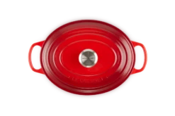 Le Creuset Braadpan Signature - Ovaal - Kersenrood - ø 33 Cm / 7.5 Liter -Huis Keuken LC 20191021 HL PS FS 21178290602430 004 1
