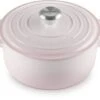 Le Creuset Braadpan Signature - Shell Pink - ø 24 Cm / 4.2 Liter -Huis Keuken LC 20220610 HL PS FS 21177247774430 002