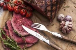 Laguiole Style De Vie Steakvorken Luxury Line Olijfhout 6 Stuks -Huis Keuken Laguiole Luxury Line vorken olijfhout sf gr 6