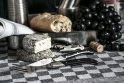 Laguiole Style De Vie Steakvorken Luxury Line Zwart Ebbenhout 6 Stuks -Huis Keuken Laguiole Luxury line steakmessen zwart ebbenhout sf gr 6