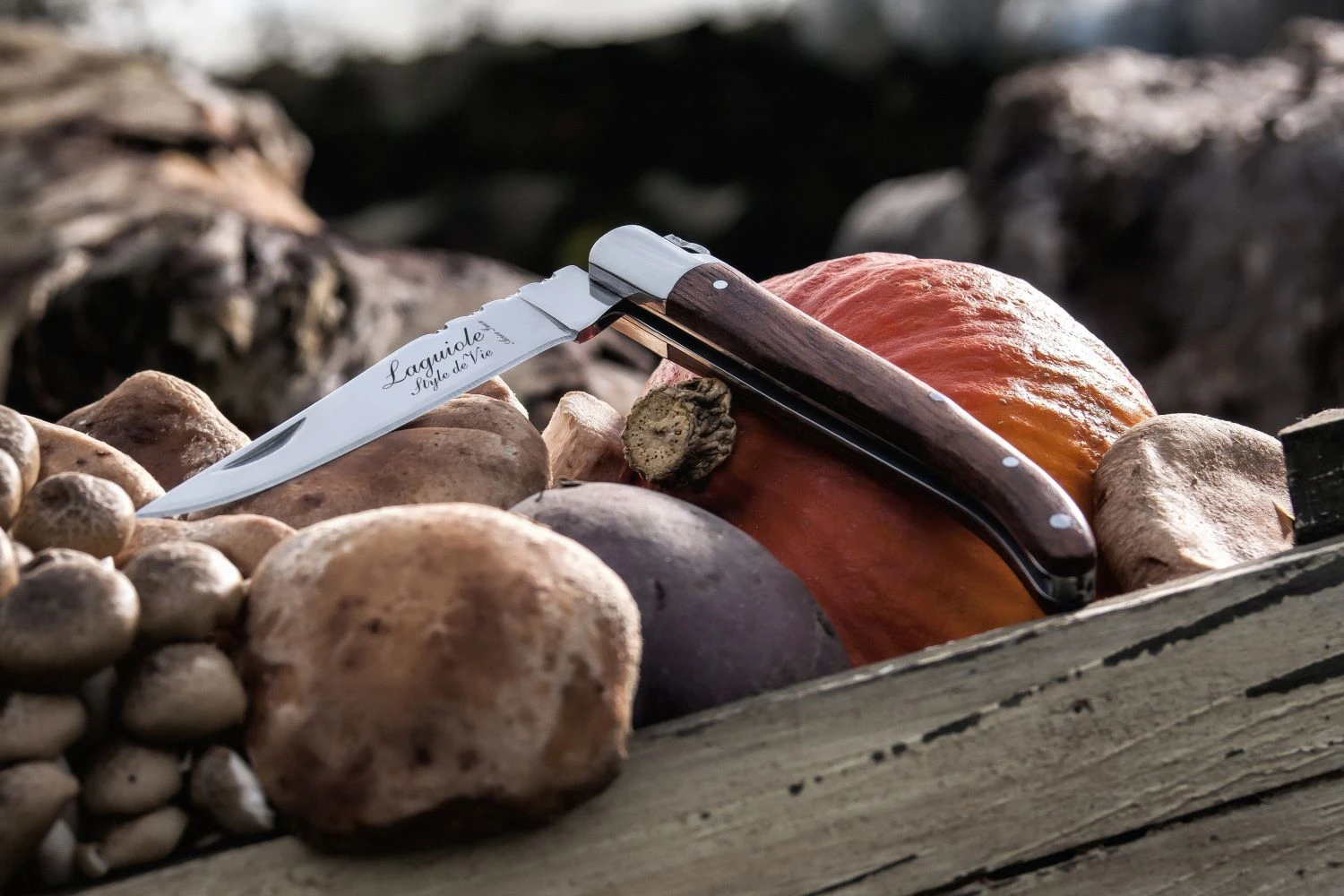 Laguiole Style De Vie Zakmes Rozenhout 6 Laguiole Style De Vie Zakmes Rozenhout - Afbeelding 4