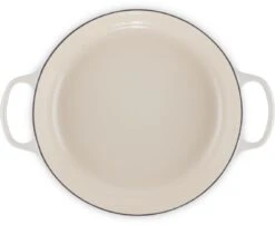 Le Creuset Braadpan Signature - Campagnard - Meringue - ø 30 Cm / 3.5 Liter -Huis Keuken Le Creuset LC 20220726 HL PS FS 21180307164430 005