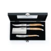Laguiole Style De Vie Kaasmessen / Kaasmessenset Luxury Line Eikenhout - 3 Stuks -Huis Keuken LuxKaasEikStone