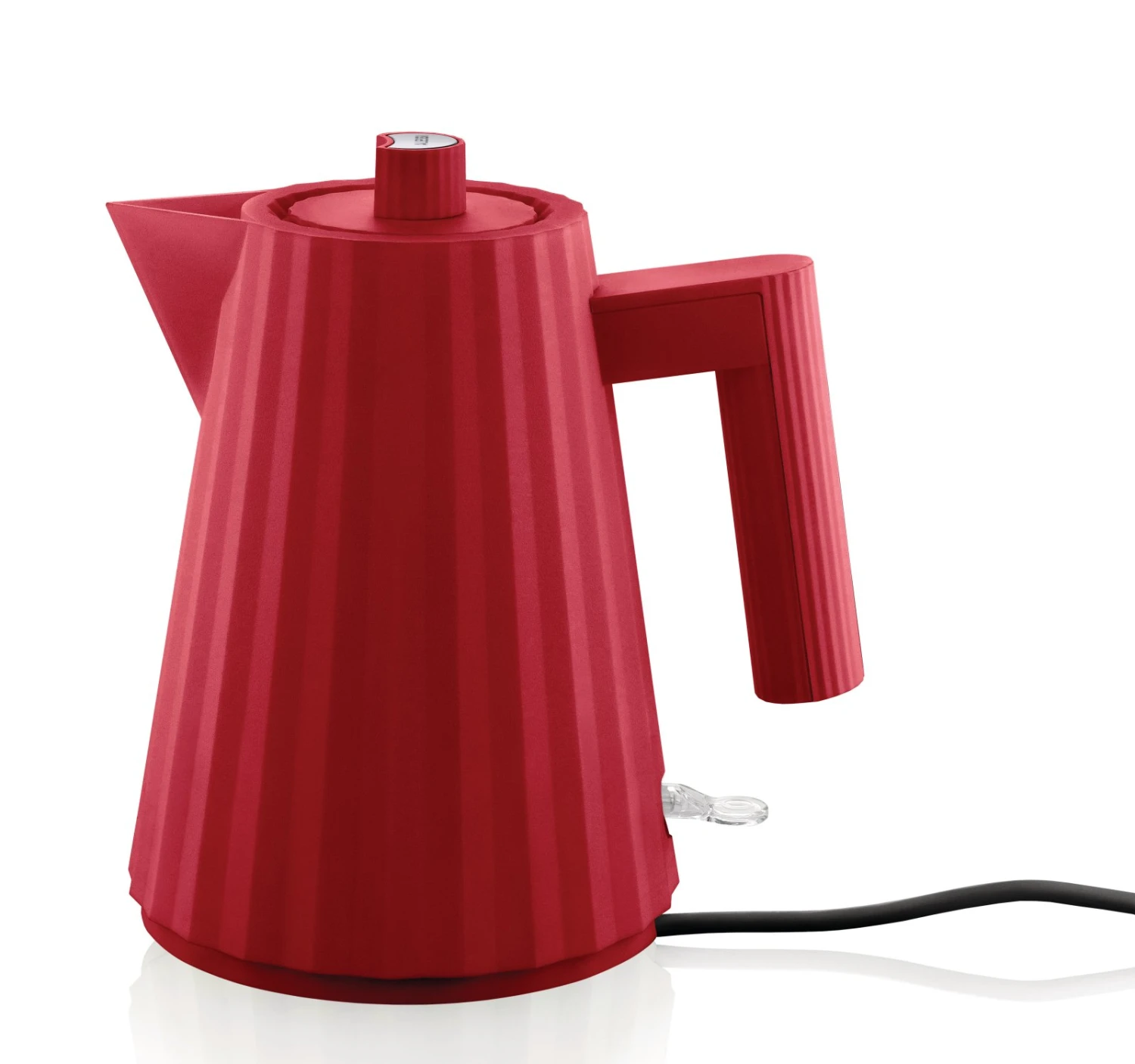 Alessi Waterkoker Plissé - Droogkookbeveiliging - Rood - Michele De Lucchi - 1 Liter - MDL06/1 R 5 Alessi Waterkoker Plissé - Droogkookbeveiliging - Rood - Michele De Lucchi - 1 Liter - MDL06/1 R - Afbeelding 3