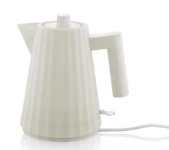 Alessi Waterkoker Plissé - Droogkookbeveiliging - Wit - Michele De Lucchi - 1 Liter - MDL06/1 W 10 Alessi Waterkoker Plissé - Droogkookbeveiliging - Wit - Michele De Lucchi - 1 Liter - MDL06/1 W -Huis Keuken MDL06 1 W 1