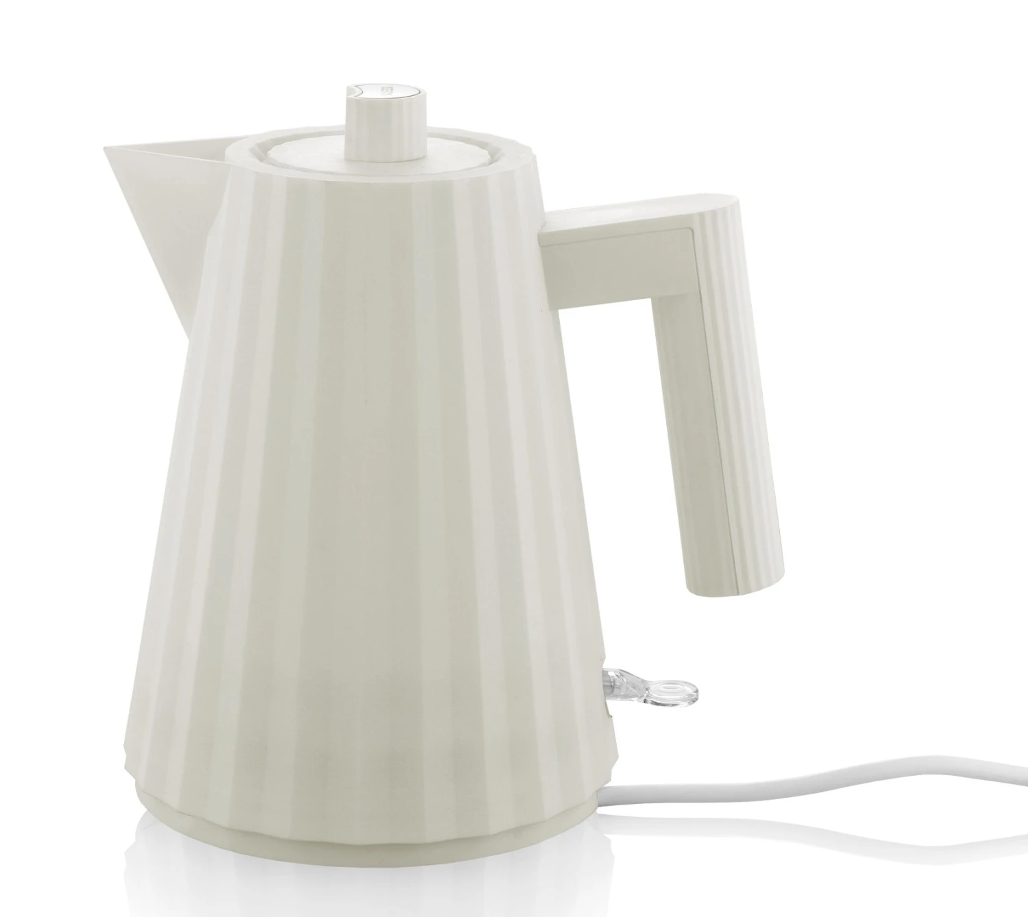 Alessi Waterkoker Plissé - Droogkookbeveiliging - Wit - Michele De Lucchi - 1 Liter - MDL06/1 W 5 Alessi Waterkoker Plissé - Droogkookbeveiliging - Wit - Michele De Lucchi - 1 Liter - MDL06/1 W - Afbeelding 3