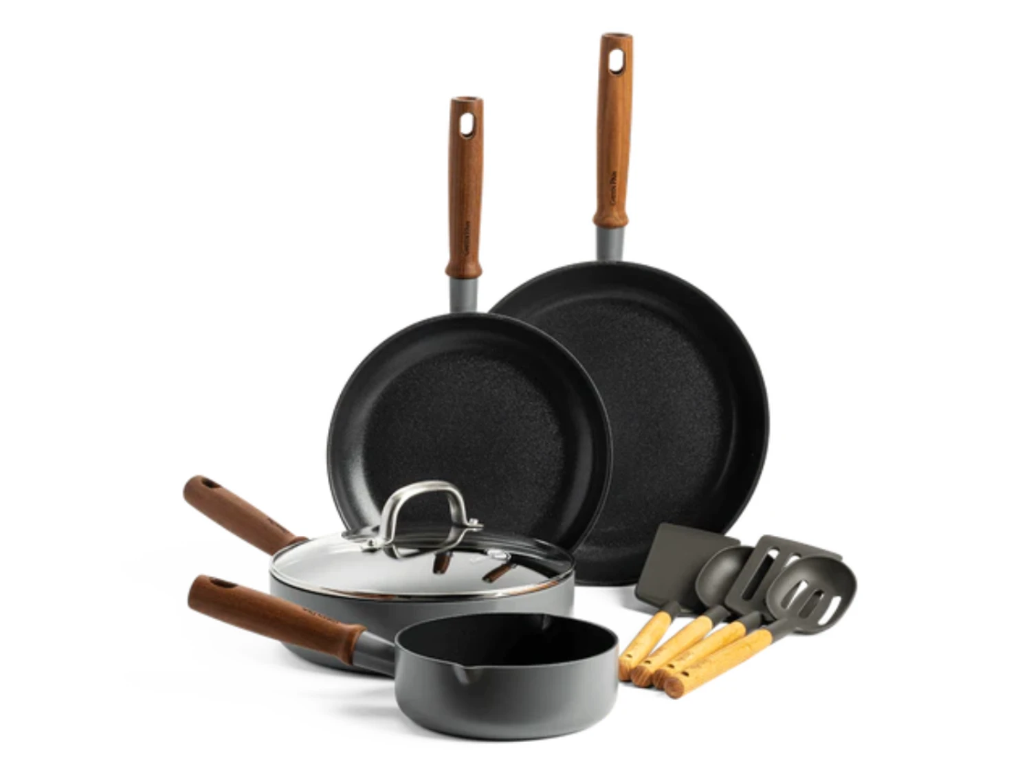 GreenPan Pannenset Met Keukenhulpjes Mayflower Pro - 4 Delige Set 3 GreenPan Pannenset Met Keukenhulpjes Mayflower Pro - 4 Delige Set