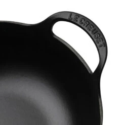 Le Creuset Wokpan / Balti Dish - Mat Zwart - ø 24 Cm / 2.7 Liter - Geëmailleerde Anti-aanbaklaag -Huis Keuken RS6769 20142247220460 4 scr 1