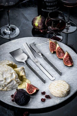 Laguiole Style De Vie Kaasmes En Botermes Zilver - 6 Stuks -Huis Keuken SDVCheese6Steel 1