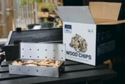 Jay Hill BBQ Smoker Box / Rookbox - RVS - 22 X 9 X 4 Cm -Huis Keuken Smokebox Rookhout 7