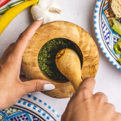 Jay Hill Vijzel Tunea - Olijfhout - ø 12 Cm -Huis Keuken TuneaHand 9