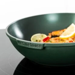 Westinghouse Wokpan Performance - Gracious Green - ø 28 Cm - Standaard Anti-aanbaklaag -Huis Keuken WCCW0095028SG 11 1